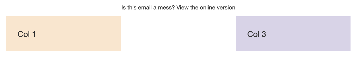Collapse Empty Columns